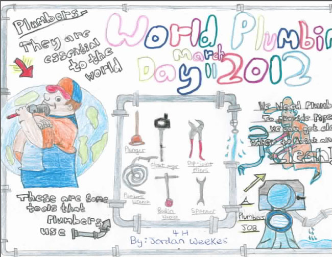 2012 World Plumbing day winning poster